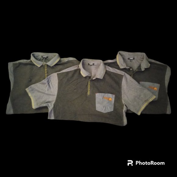 SET OF 3 - McDonald’s Timeless Elements Uniform Shirt - Size L - Picture 1 of 8